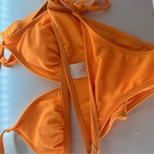 Women’s orange bikini set medium